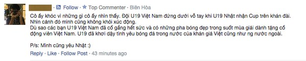 Nữ CĐV khóc cuối trận chung kết của U19 Việt Nam gây sốt khắp mạng xã hội
