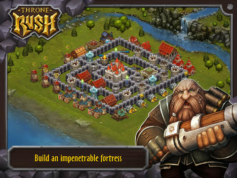 Throne Rush - Phiên bản Đế Chế hoàn hảo trên di động