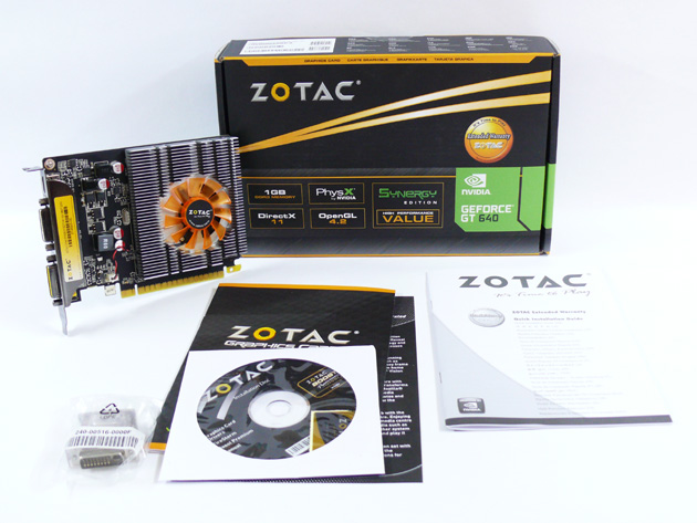 Zotac GT 640 Synergy - Card đồ họa giá mềm cho game thủ