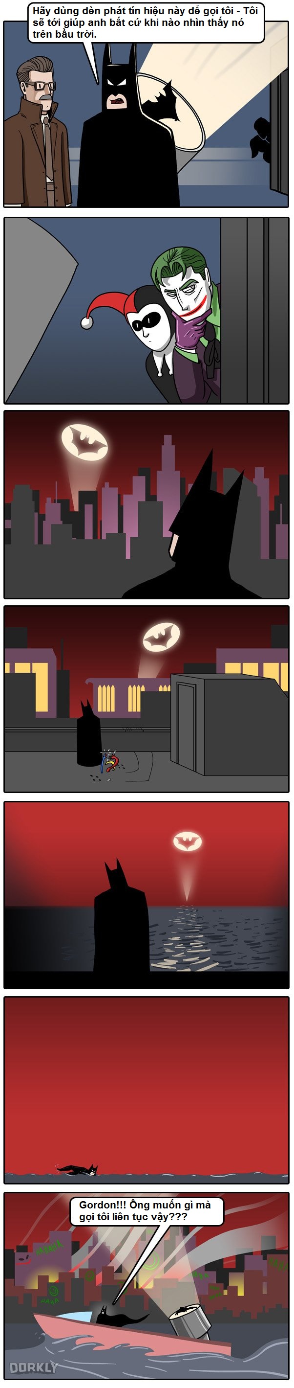 Truyện tranh hài - Cách đơn giản nhất để loại bỏ Batman