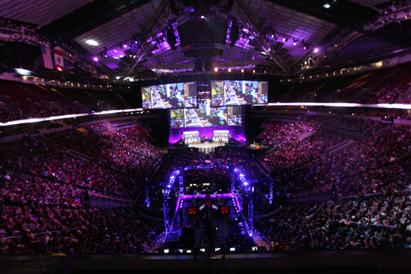 Nhà thi đấu Key Arena tại Seattle, Mỹ.