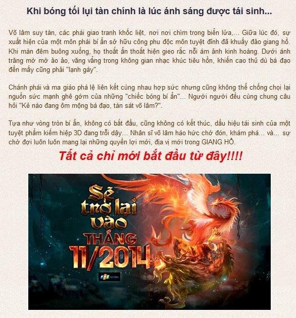 Tuần qua làng game online Việt Nam có rất nhiều tin hot