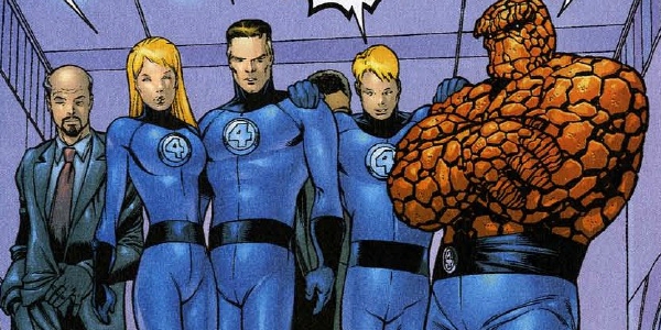 Bộ đồ màu xanh, biểu tượng của nhóm Fantastic Four
