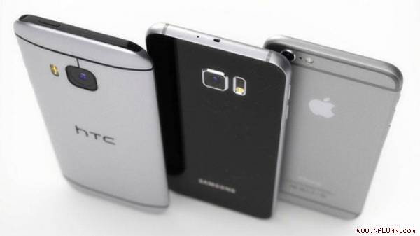 HTC One M9, Galaxy S6 và iPhone 6.