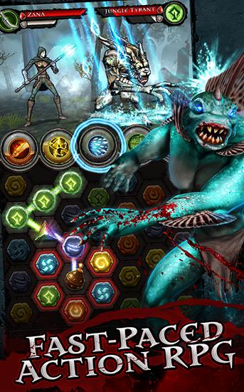 Blood Gate: Age of Alchemy - Game nhập vai chiến đấu match-3 chất lừ