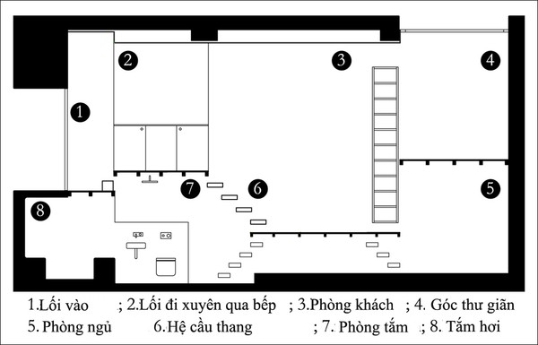 Độc đáo căn hộ 21m² với thiết kế như... trò chơi điện tử 1