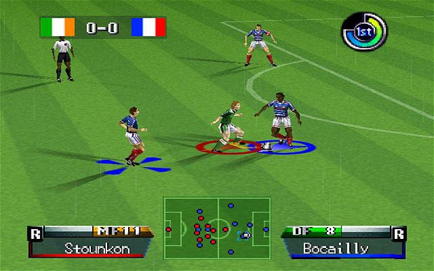 
Là một bản nâng cấp lớn, ISS 64 (1997) là phiên bản International Superstar Soccer đầu tiên sở hữu đồ họa 3D nhưng vẫn giữ lại trải nghiệm điều khiển nhân vật dẫn bóng và ghi bàn cực kỳ hấp dẫn.
