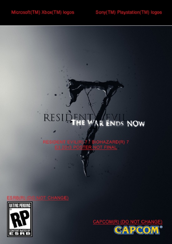 
Tấm poster không chính thức từ năm 2013 của Resident Evil 7, cho rằng đây sẽ là phiên bản cuối cùng trong series.
