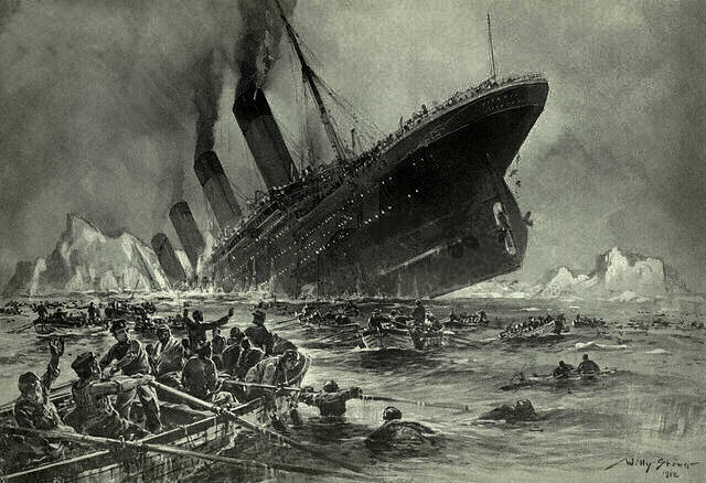 Ngày 14/4: Tàu Titanic đâm vào băng trôi, vụ tai nạn kinh hoàng nhất trong  lich sử hàng hải