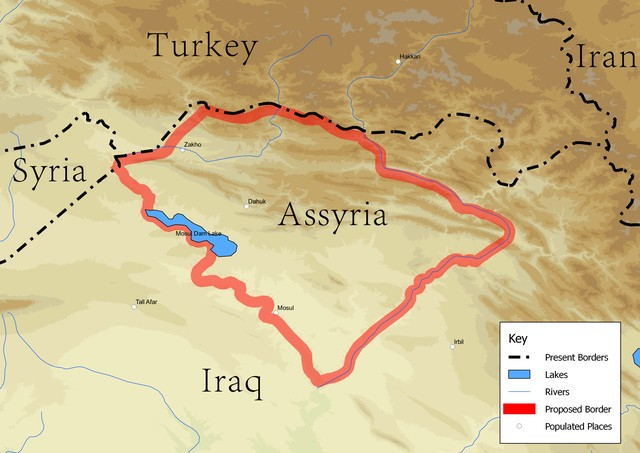 
Vương quốc Assyria cổ - ảnh Wiki.
