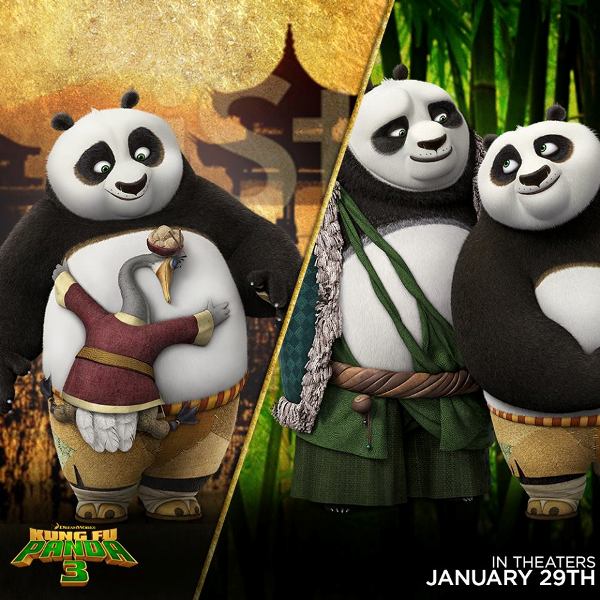 Kung Fu Panda 3 sẽ ra rạp nagỳ 29/01/2016.