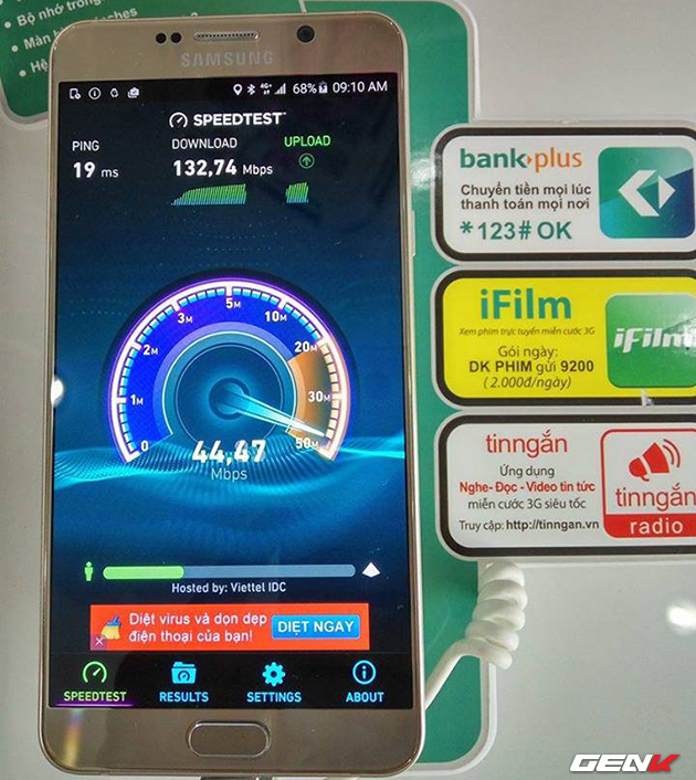  Hãy nhớ, mạng cáp quang gói phổ thông mà các bạn đang dùng cũng chỉ có từ 20 đến 40 Mbps. Còn 4G là 132Mbps tương đương tốc độ tải 16 MB mỗi giây. 