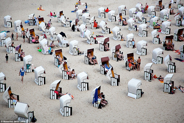 Giải du lịch: Cabin ở đảo Rugen, Đức, t&aacute;c giả: Massimo della Latta.