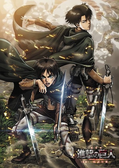 Hình ảnh của series anime Attack on Titan thứ 2 được hé lộ