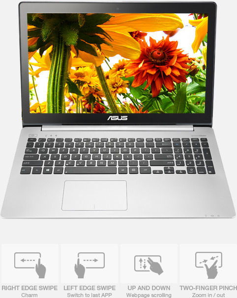 Laptop giá rẻ Asus K551LN sở hữu màn hình sắc nét ấn tượng 