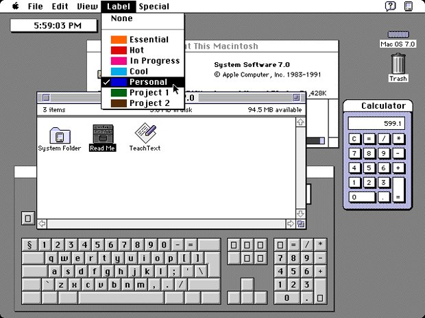 Mac System 7.
