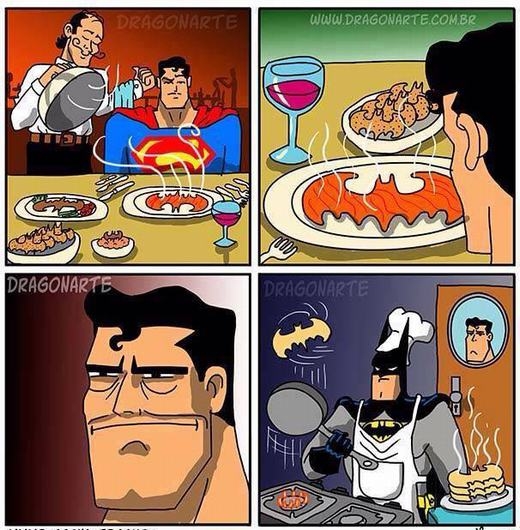 Batman làm đầu bếp như thế nào...