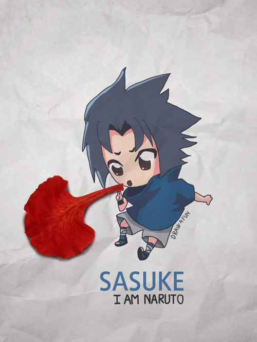 Sasuke dùng... Hoa Thuật (không phải Hỏa Thuật)