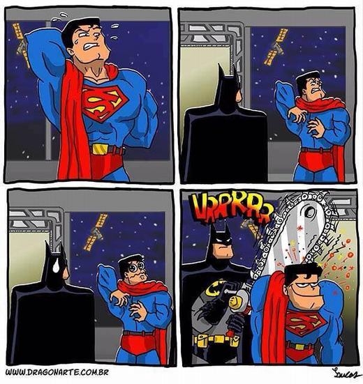 Cách chữa ngứa lưng của Superman