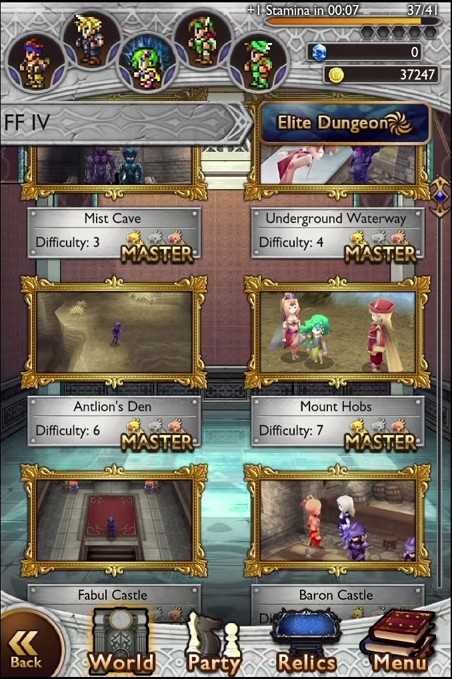 Final Fantasy: Record Keeper - Ôn lại ký ức series Final Fantasy