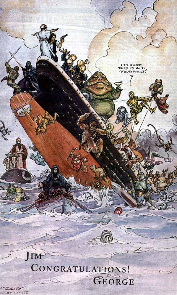 
James Cameron nhận lời chúc mừng khi “Titanic” cướp ngôi vương từ “Star Wars”

