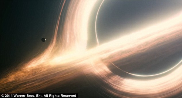 
Hố đen trong phim Interstellar
