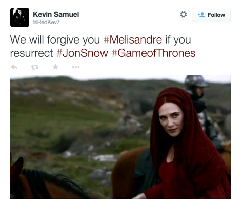 Phản ứng của người hâm mộ: &quot;Chúng tôi sẽ tha thứ cho bà nếu bà hồi sinh được Jon Snow&quot;