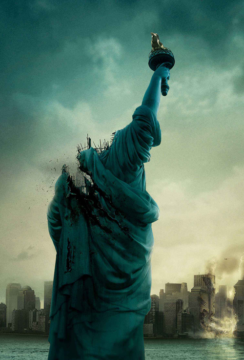 Tượng nữ thần tự do không toàn vẹn trong “Cloverfield”