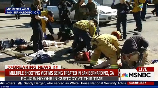  Hiện trường vụ nổ súng ở San Bernardino 