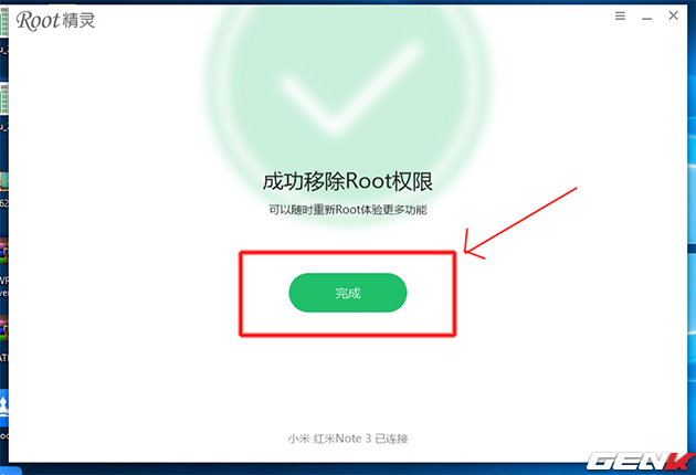  Sau khi khởi động phần mềm sẽ hỏi kiểm tra quyền Root trên máy. Nhấn nút xanh để kiểm tra. 