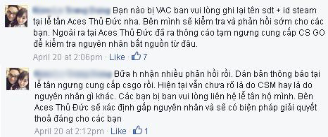 Aces đã có những thông báo cụ thể về việc ngừng cung cấp CS:GO.