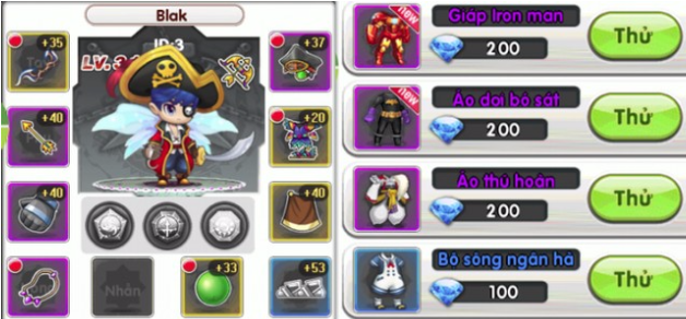 
Starlight Chronicles cho người chơi tự do trưng diện tới hơn 300 bộ quần áo và cánh thời trang, tự khẳng định cá tính riêng của mình!

