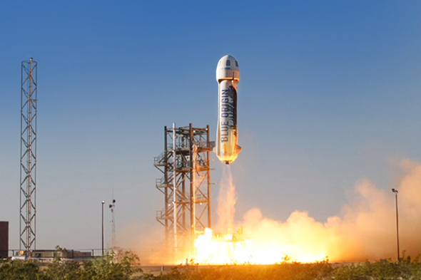  Phóng tàu vũ trụ New Shepard của công ty Blue Origin 