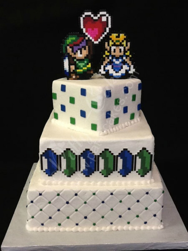 
Hai nhân vật quen thuộc Zelda và Link
