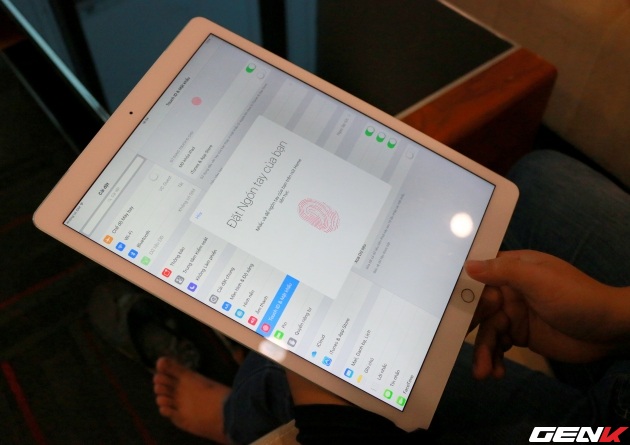  Cảm biến vân tay trên iPad Pro 