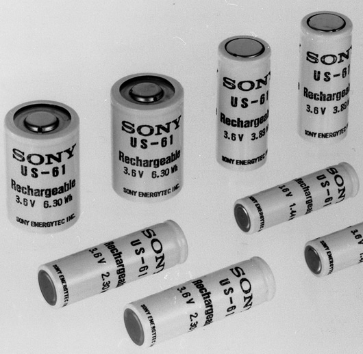  Pin Lithium - Ion do Sony giới thiệu từ năm 1991 