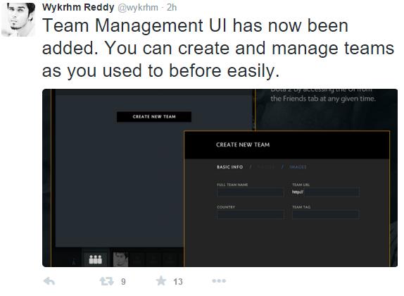 
Team UI cũng được thêm vào, giúp bạn quản lý Team của mình tốt hơn.
