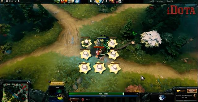 
Clockwerk gây ra không ít ức chế cho đối phương với combo Hookshot - Power Cogs.
