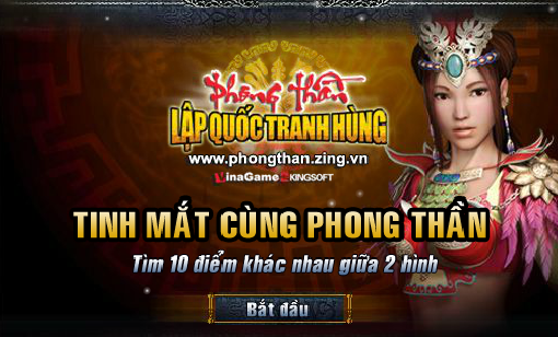 Phong Thần luôn có các event hấp dẫn thu hút người chơi.