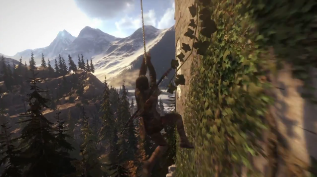 
Lara còn được bổ sung thêm kĩ năng quăng dây khi đang trên không trung.
