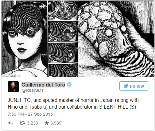 
Đạo diễn Guillermo del Toro tuyên bố về sự góp mặt của Junji Ito
