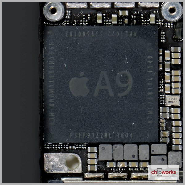  Chip xử lý A9 giống iPhone 6. 