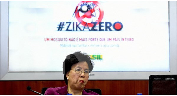  Tổng giám đốc WHO Margaret Chan phát biểu tại một cuộc họp ở Brasilia, Brazil. (Nguồn: AFP/TTXVN) 