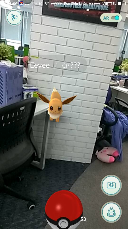 
Bắt Pokemon ngay trong phòng làm việc
