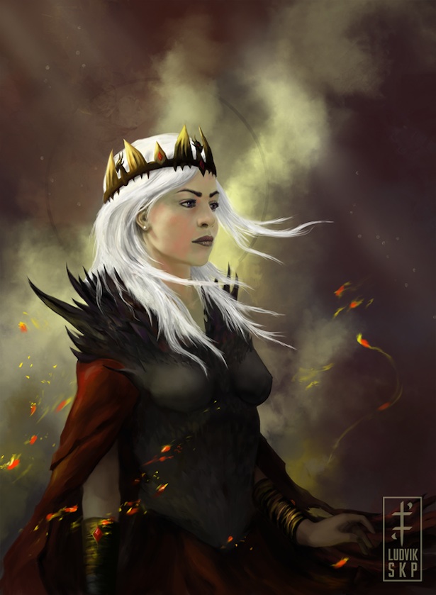 
Tranh nguyên họa về Rhaenyra Targaryen
