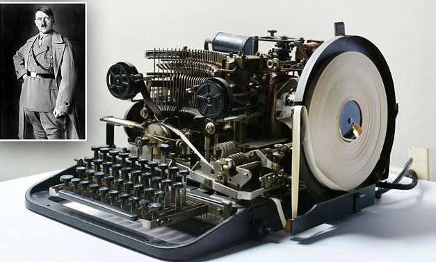  Máy điện báo Lorenz thời Thế chiến thứ hai tương tự như thiết bị được rao bán trên eBay. Ảnh: Daily Mail 