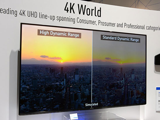  TV HDR sẽ là xu hướng chủ đạo trong năm 2016. Ảnh minh họa: Internet 