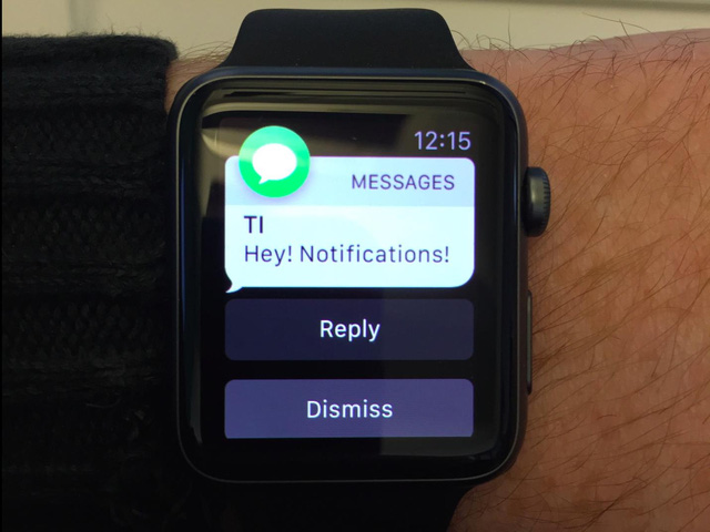 Thông báo được coi là tính năng ưu việt của Apple Watch
