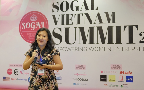  Lê Diệp Kiều Trang trong sự kiện SoGal Vietnam Summit 2016 - Ảnh: H.Đ 
