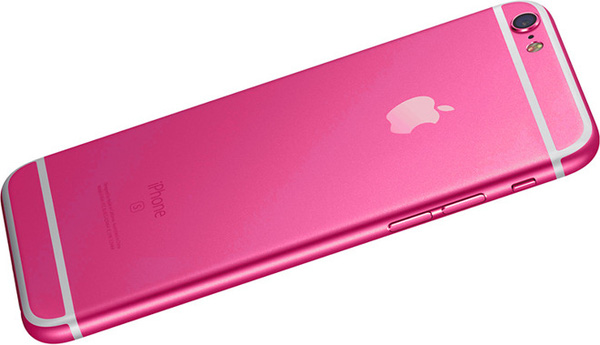  Ảnh dựng iPhone màu hồng rực. 